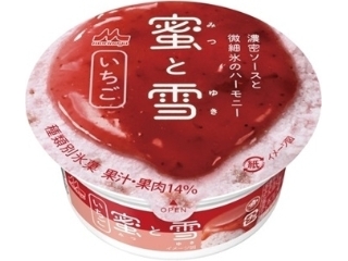 森永蜂蜜和雪草莓杯150毫升