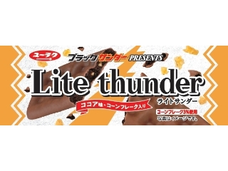 Yuraku糖果Black Thunder PRESENTS轻雷可可味包1张