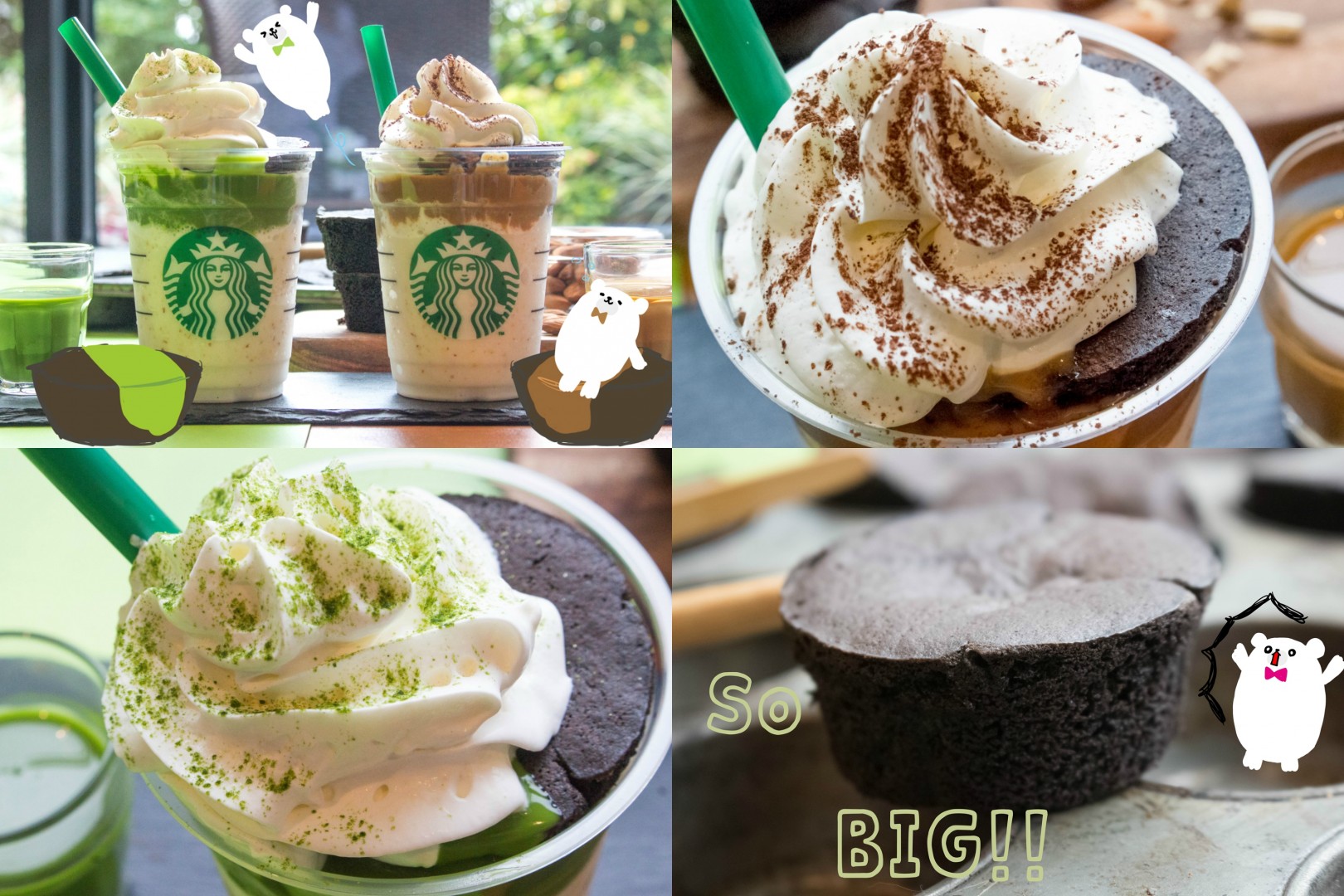 スタバ新作の『チョコレート ケーキ トップ フラペチーノ with 抹茶ショット』が超ゴージャス！ もぐナビ
