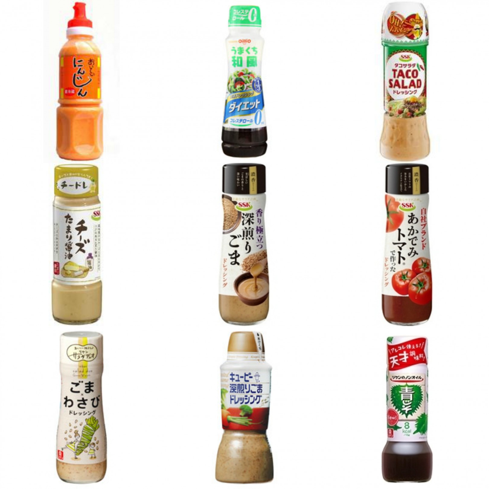 ドレッシング人気ランキングBEST10!おすすめしたい美味しい種類はコレ!