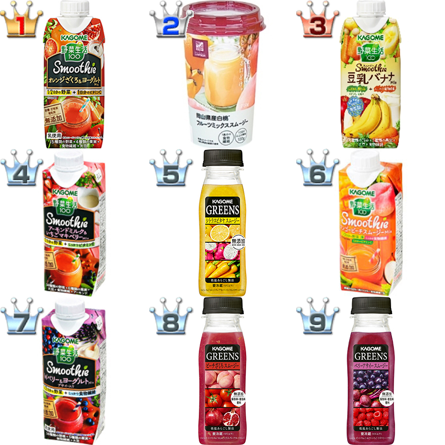 スムージーおすすめランキングBEST16!グリーンスムージーランキングも◎