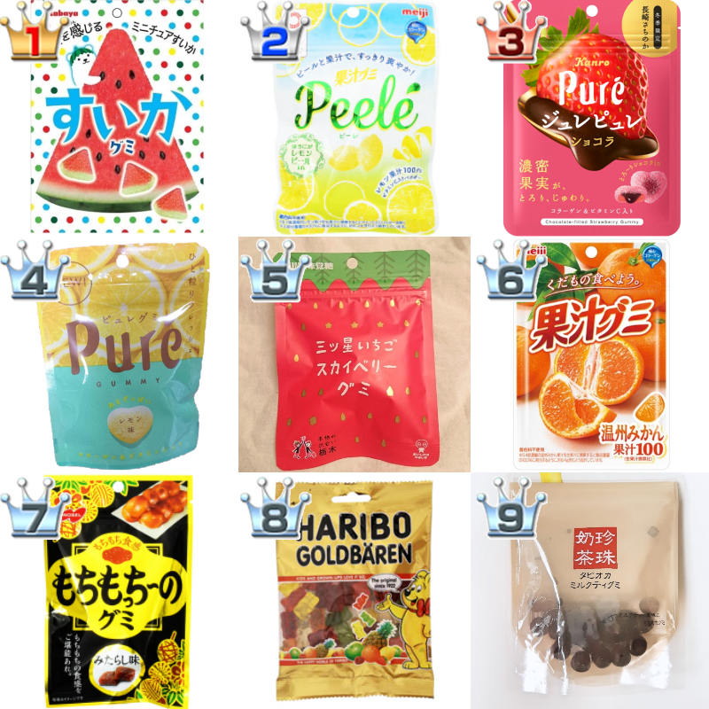 グミおすすめランキングBEST10!苺×ショコラ味やタピオカフレーバーなど♪