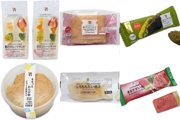 セブン今週の新商品6選!苺×濃厚チーズやシャリっとすいかアイスなど♪