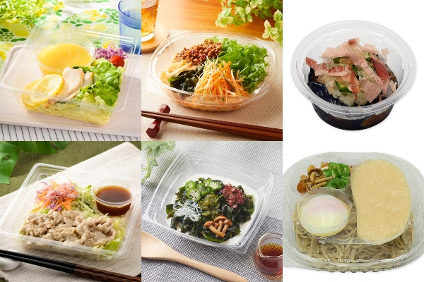 コンビニ3社今週のヘルシー新商品6選!さっぱり食べられる冷たいパスタやそば、豚しゃぶサラダなど♪