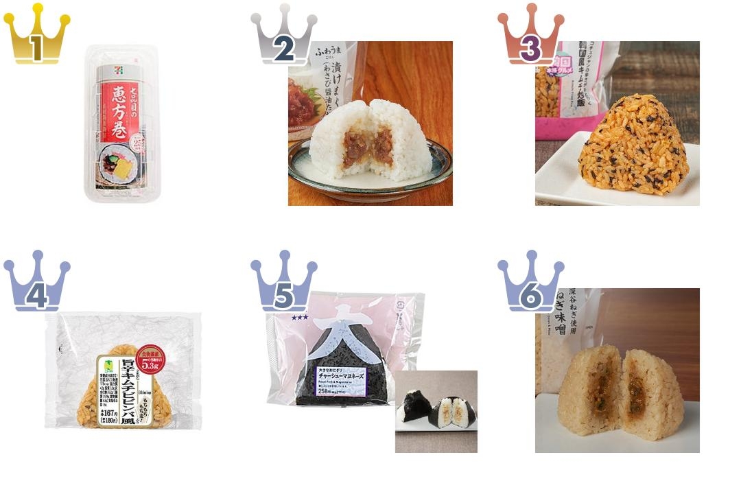 2026年4月第4週】コンビニおにぎり・コンビニ手巻寿司ランキング1位は