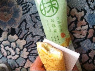 「モンテール 小さな洋菓子店 お抹茶クレープ 袋1個」のクチコミ画像 by ちぇるるさん