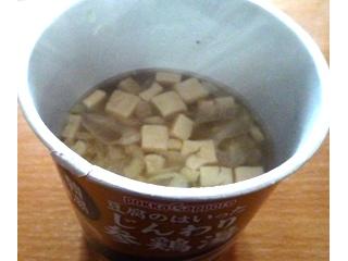 「ポッカサッポロ 韓湯美味 豆腐のはいったじんわり参鶏湯 カップ12.8g」のクチコミ画像 by chihorinさん