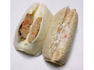 「ヤマザキ ランチパック ごぼうサラダと豆腐ハンバーグ タニタ食堂監修 袋2個」のクチコミ画像 by つなさん