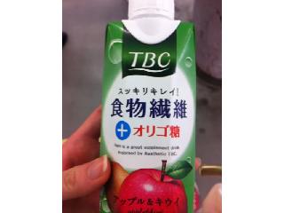 「森永 TBC 食物繊維 アップル＋キウイ パック330ml」のクチコミ画像 by ちぇるるさん