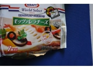 「クラフト ワールドセレクト モッツァレラチーズ スライス 袋17g×8」のクチコミ画像 by nikoniko3さん