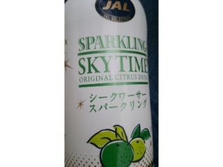 「JAL SKY TIME シークワーサースパークリング 沖縄産シークワーサー ペット500ml」のクチコミ画像 by ﾙｰｷｰｽﾞさん