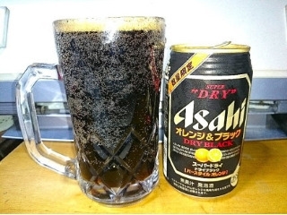 「アサヒ スーパードライ ドライブラック バースタイル オレンジ 缶350ml」のクチコミ画像 by Kutz-Changさん