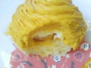 「セブン-イレブン 北海道産かぼちゃパンプキンケーキ カップ1個」のクチコミ画像 by いちごみるうさん