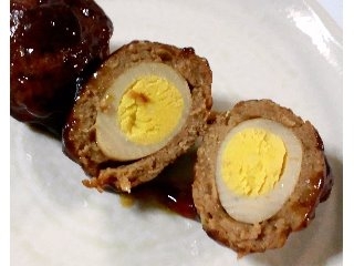 「ニッポンハム うずら卵を包んだ肉だんご テリヤキ味のスコッチエッグ パック70g×3」のクチコミ画像 by つなさん