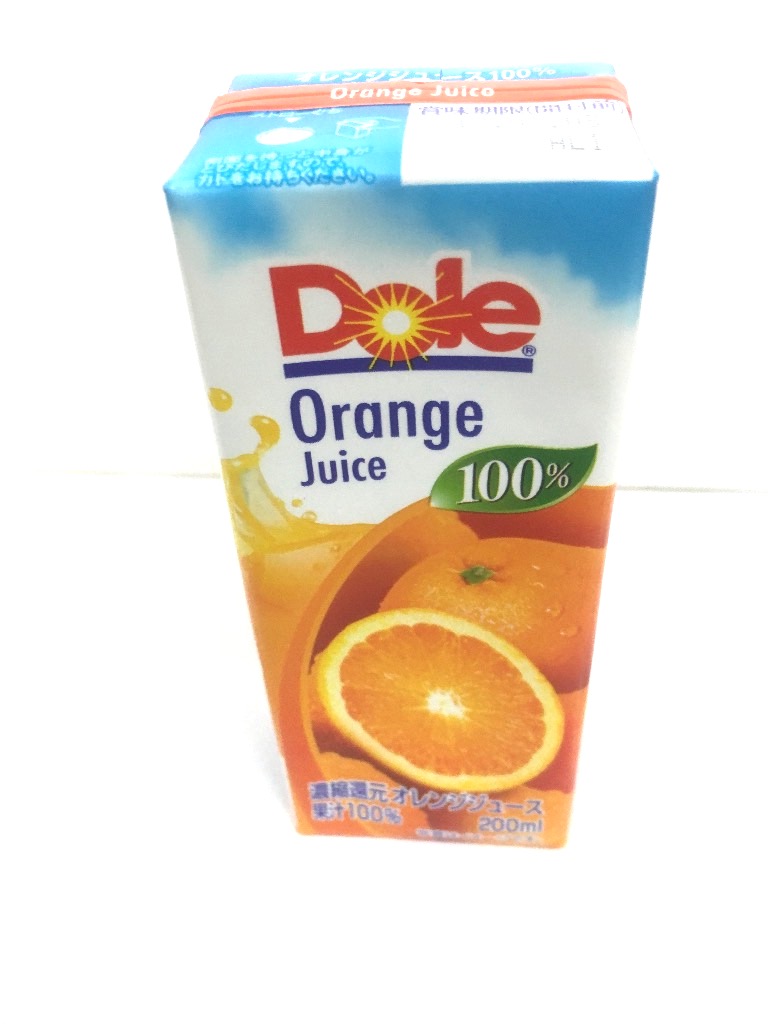 【中評価】Dole オレンジジュース100％ パック200ml[雪印メグミルク][4908011703087]のクチコミ・評価・カロリー情報【もぐナビ】