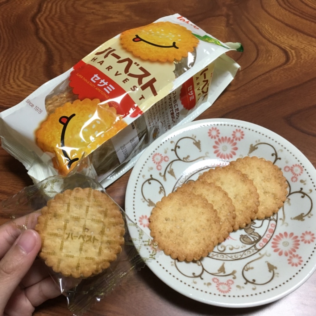 【高評価】東ハト ハーベスト セサミの感想・クチコミ・商品情報【もぐナビ】