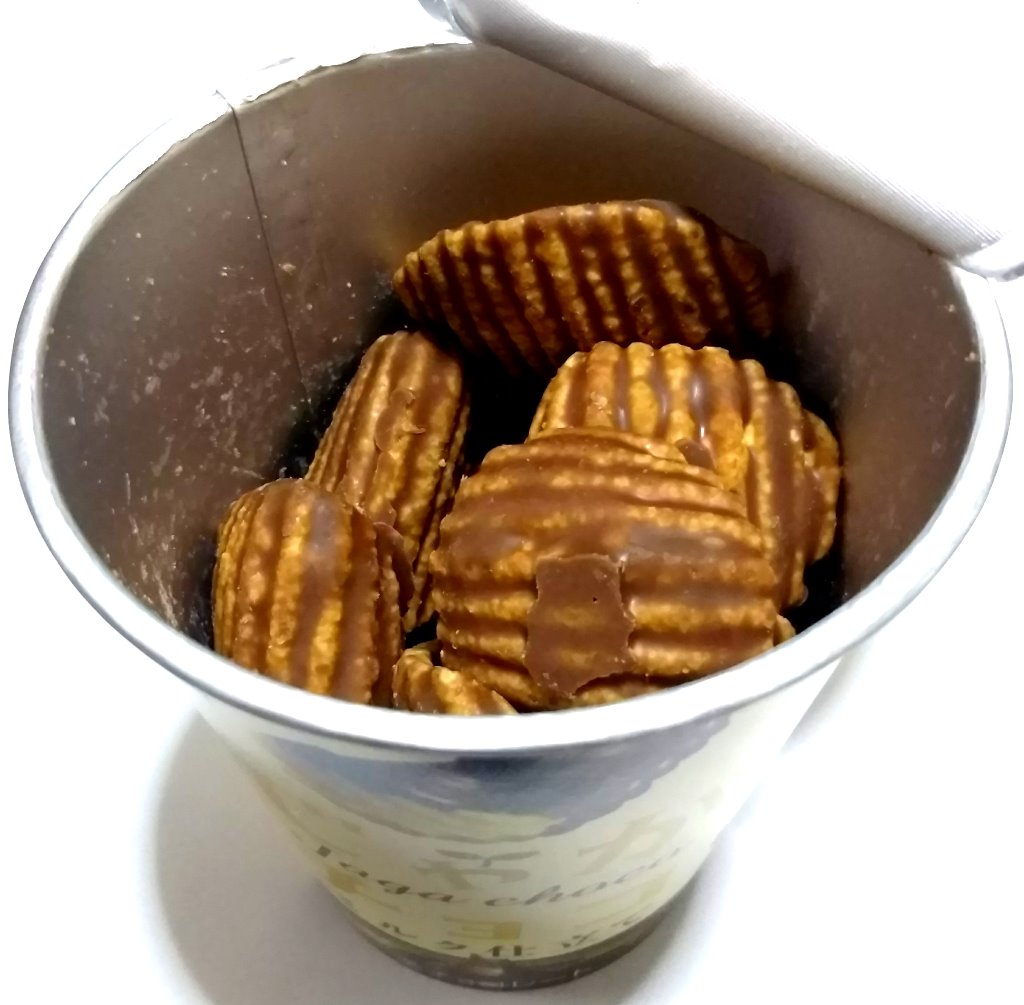 高評価】「厚みのあるチョコポテチ - ブルボン じゃがチョコ まろやか