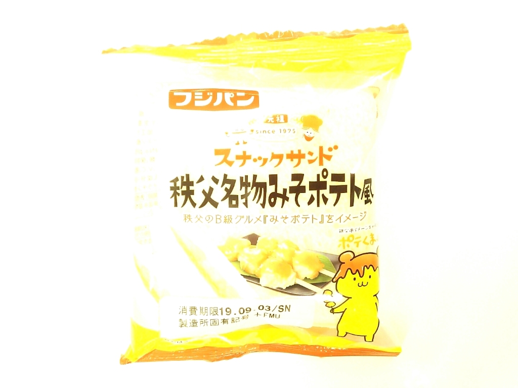 「フジパン スナックサンド 秩父名物みそポテト風」の商品情報