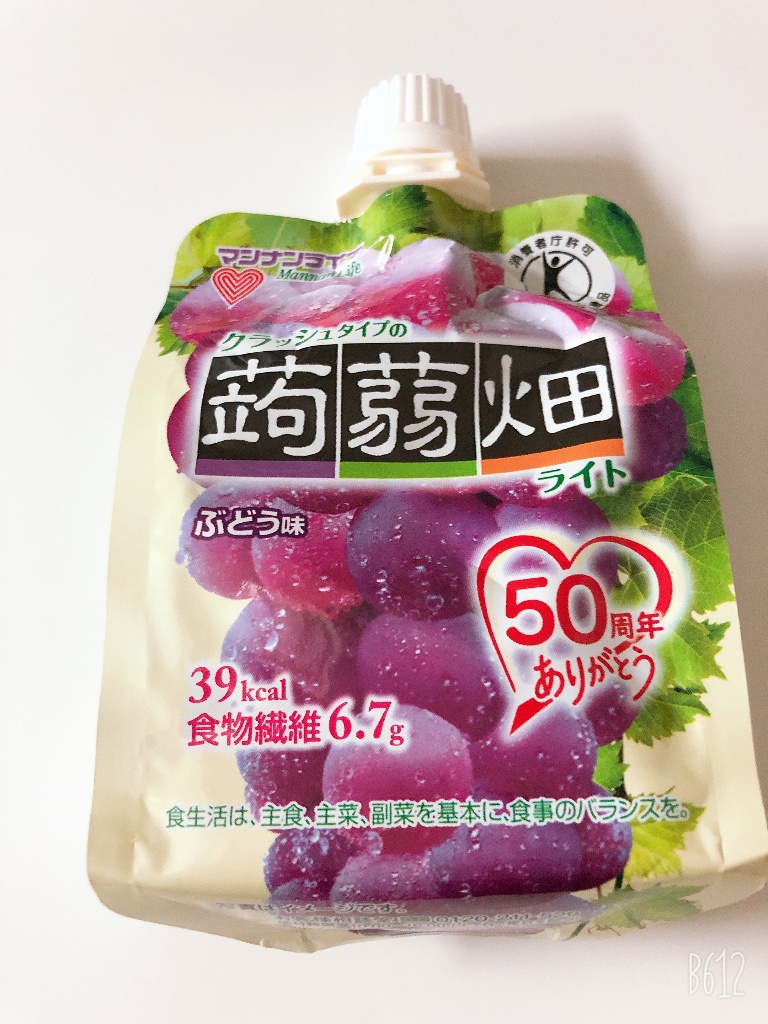 「マンナンライフ クラッシュ蒟蒻畑ライト ぶどう味」の商品情報