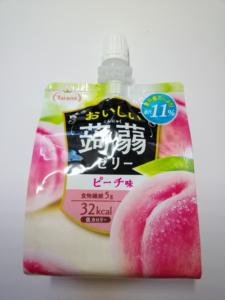 「おいしい蒟蒻ゼリー ピーチ味」の商品情報