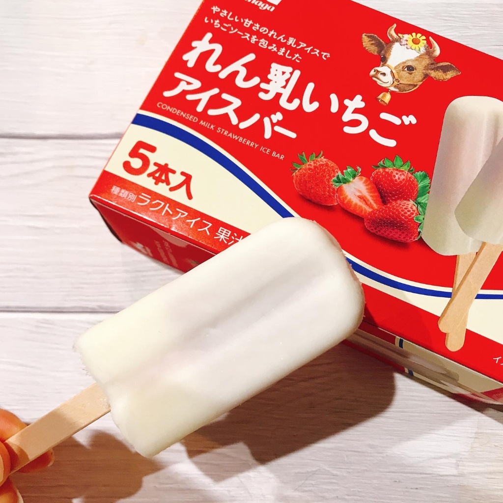 れん乳いちごアイスバー