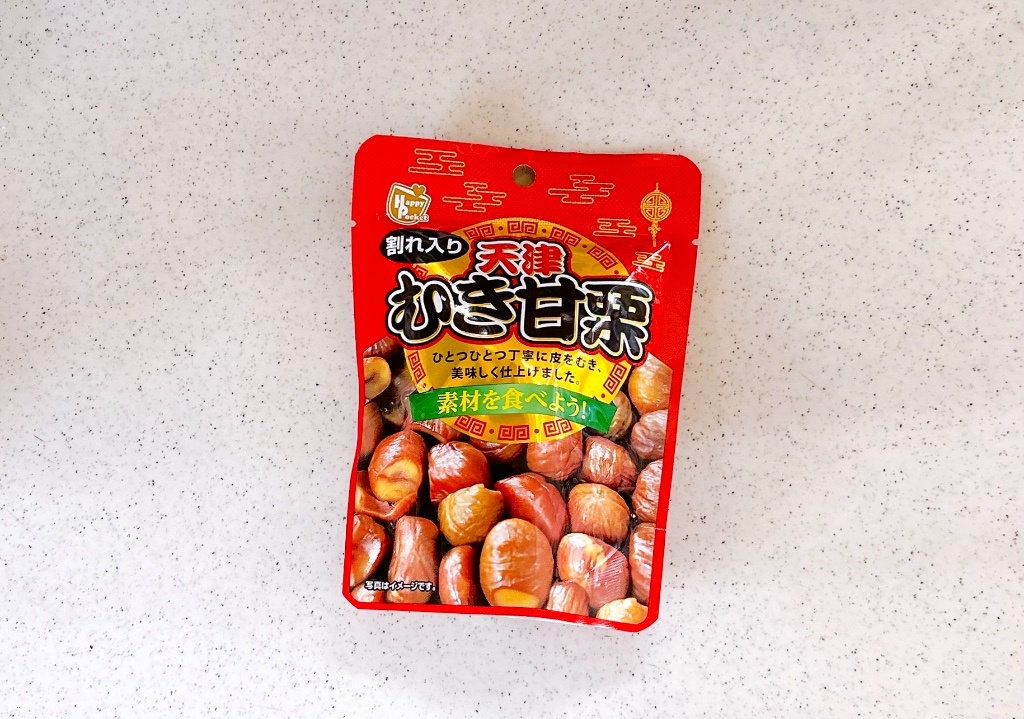 中評価】「天津むき甘栗 1袋(70g)当たり12 - ハッピーポケット むき