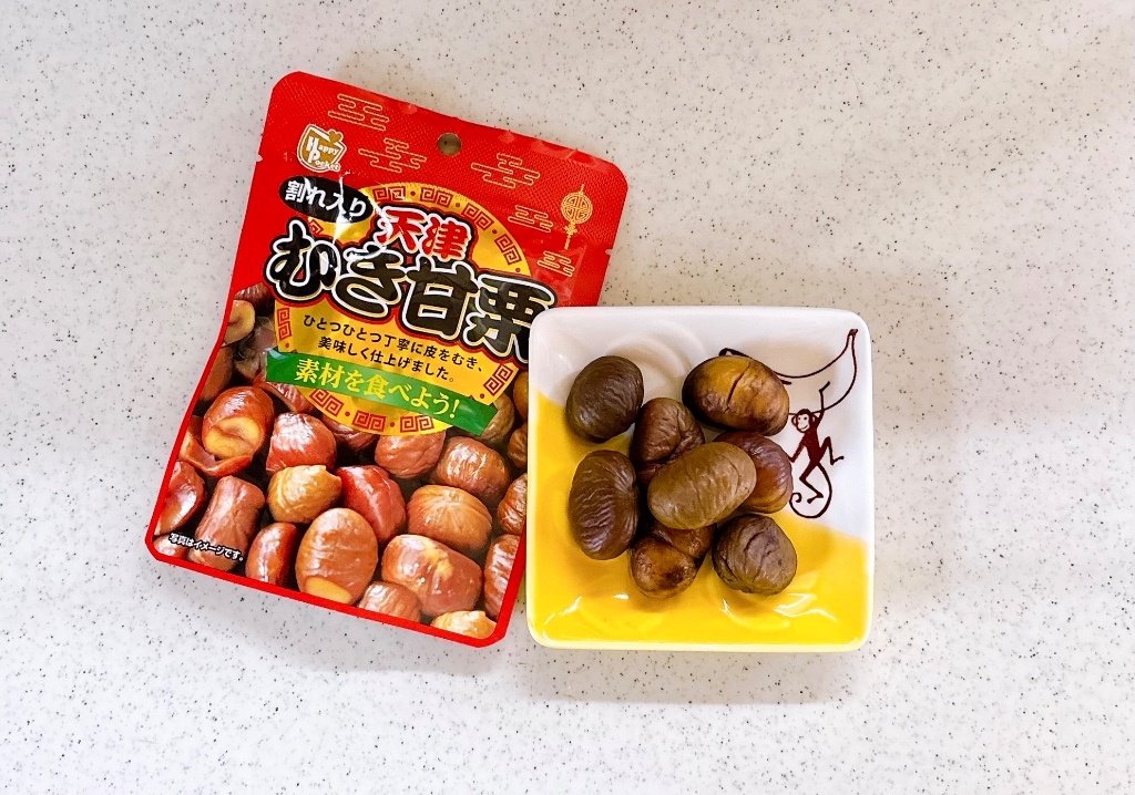 中評価】「天津むき甘栗 1袋(70g)当たり12 - ハッピーポケット むき
