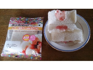 「ヤマザキ ランチパック レアチーズ風味クリーム＆いちごジャム 袋2個」のクチコミ画像 by chisaさん