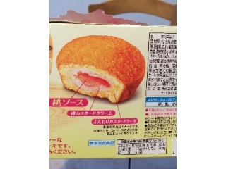 「ロッテ 桃のカスタードケーキ 箱6個」のクチコミ画像 by myuさん