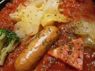 「ファミリーマート 1／3日分の野菜が摂れるトマトスープパスタ」のクチコミ画像 by にょろリさん