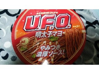 「日清焼そばU.F.O. 明太子マヨ焼そば カップ127g」のクチコミ画像 by ﾙｰｷｰｽﾞさん