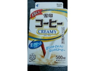 「雪印 白い雪印コーヒー CREAMY パック500ml」のクチコミ画像 by ﾙｰｷｰｽﾞさん