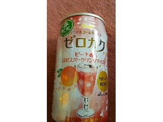 「アサヒ ゼロカク ピーチ香るロゼスパークリングテイスト 缶350ml」のクチコミ画像 by ﾙｰｷｰｽﾞさん