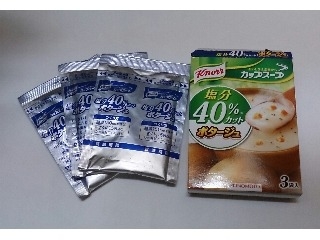 「クノール カップスープ ポタージュ 塩分40％カット 箱3袋」のクチコミ画像 by まりこさん