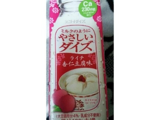 「大塚チルド食品 ミルクのようにやさしいダイズ ライチ杏仁豆腐味 パック200ml」のクチコミ画像 by ﾙｰｷｰｽﾞさん