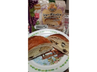 「Pasco シューデニッシュ クリーム＆レーズンケーキ 袋1個」のクチコミ画像 by ぷりんタルトさん