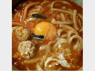 「キンレイ なべやき屋キンレイ お水がいらない 旨辛チゲうどん 袋568g」のクチコミ画像 by はじこぉさん