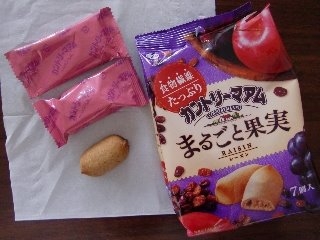 「不二家 カントリーマアム まるごと果実 レーズン 袋7個」のクチコミ画像 by yu tweetyさん