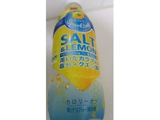 「ポッカサッポロ キレートレモン スパークリング SALT＆LEMON ペット500ml」のクチコミ画像 by ﾙｰｷｰｽﾞさん