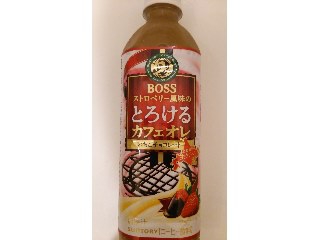 「サントリー ボス ストロベリー風味のとろけるカフェオレ ペット500ml」のクチコミ画像 by ﾙｰｷｰｽﾞさん