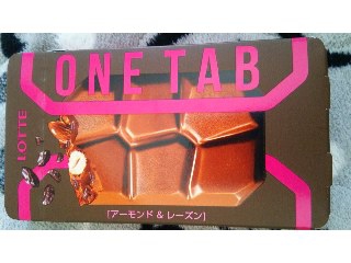 「ロッテ ONE TAB アーモンド＆レーズン 箱1枚」のクチコミ画像 by ﾙｰｷｰｽﾞさん