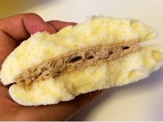 「山崎製パン ふわふわスフレ マロンクリーム 袋1個」のクチコミ画像 by su-aさん
