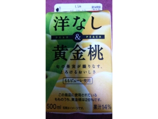 「エルビー 洋なし＆黄金桃 500ml」のクチコミ画像 by ﾙｰｷｰｽﾞさん