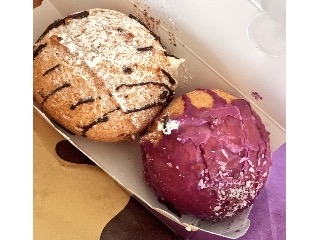 「ミスタードーナツ ポン・デ・シュードーナツ 紫芋＆クッキークリーム」のクチコミ画像 by ami___8787さん