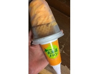 「ダイマル乳品 季節のソフト 北海道メロン 170ml」のクチコミ画像 by mgrnさん