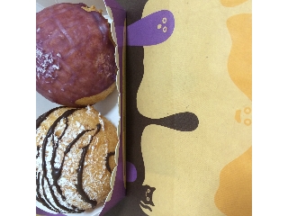 「ミスタードーナツ ポン・デ・シュードーナツ 紫芋＆クッキークリーム」のクチコミ画像 by はらぺこっこさん