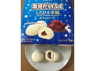 「ロッテ 雪見だいふく とろける至福 生チョコレート 箱27ml×9」のクチコミ画像 by MOKAさん