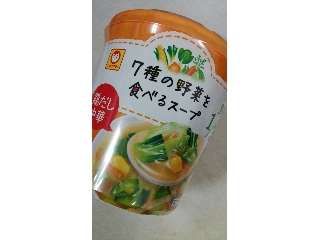 「東洋水産 マルちゃん 7種の野菜を食べるスープ 鶏だし中華 カップ22g」のクチコミ画像 by レビュアーさん