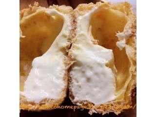 「シャトレーゼ 濃厚チーズのプレミアムシュークリーム 袋1個」のクチコミ画像 by マロンまろんさん