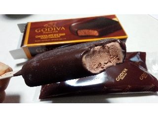「ゴディバ チョコレートアイスバー ダブルチョコレート 箱80ml」のクチコミ画像 by mjoydckさん